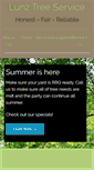 Mobile Screenshot of lunztreeservice.com